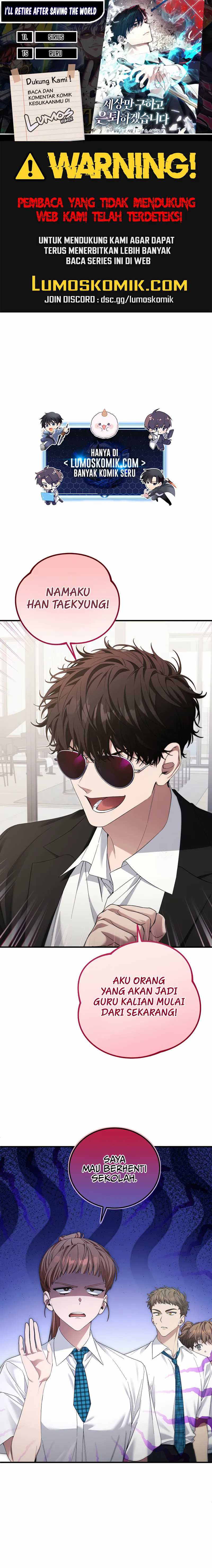 I’ll Retire After Saving the World Chapter 55