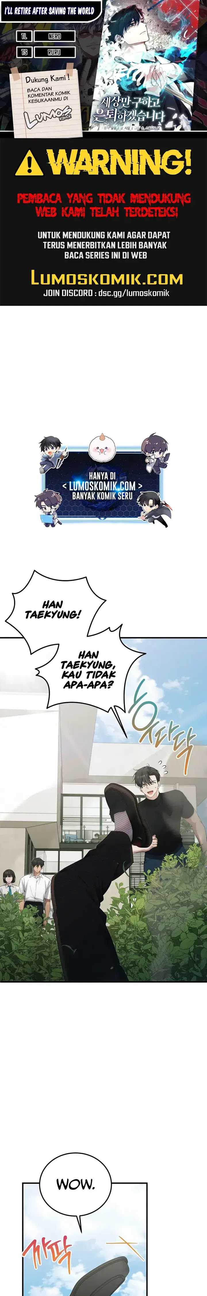 I’ll Retire After Saving the World Chapter 56