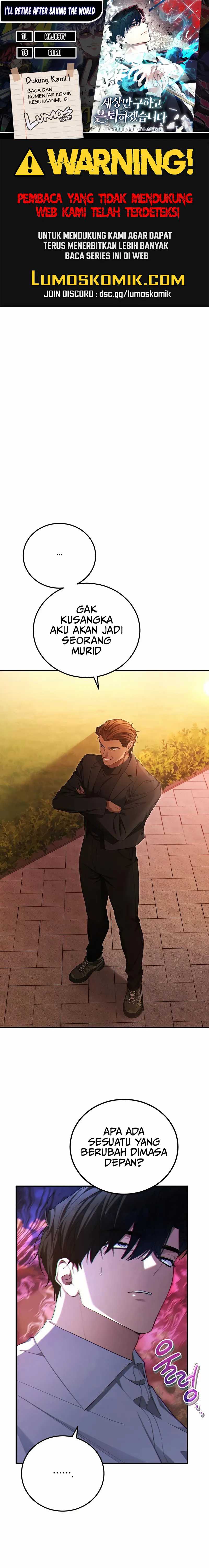 I’ll Retire After Saving the World Chapter 58