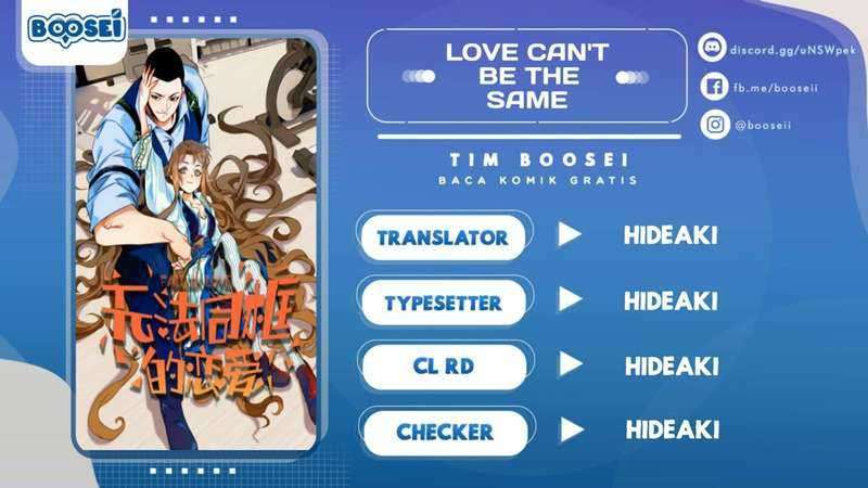 Love Can’t Be The Same Chapter 01