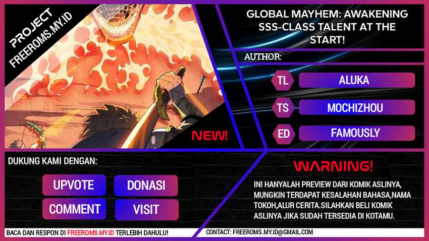 Global Mayhem: Awakening SSS-Class Talent at the Start! Chapter 00