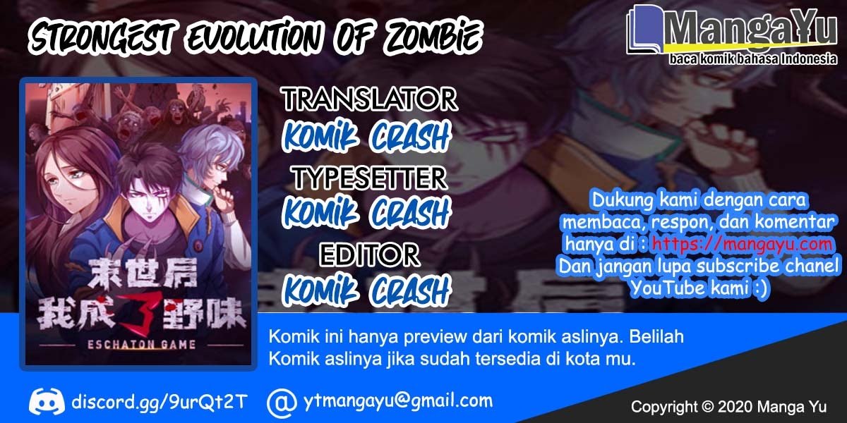 Strongest Evolution Of Zombie Chapter 01