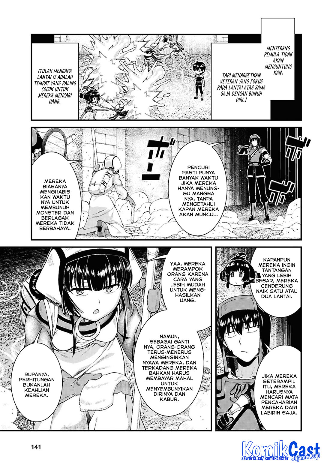 Isekai Meikyuu de Harem wo chapter 93 halaman 8