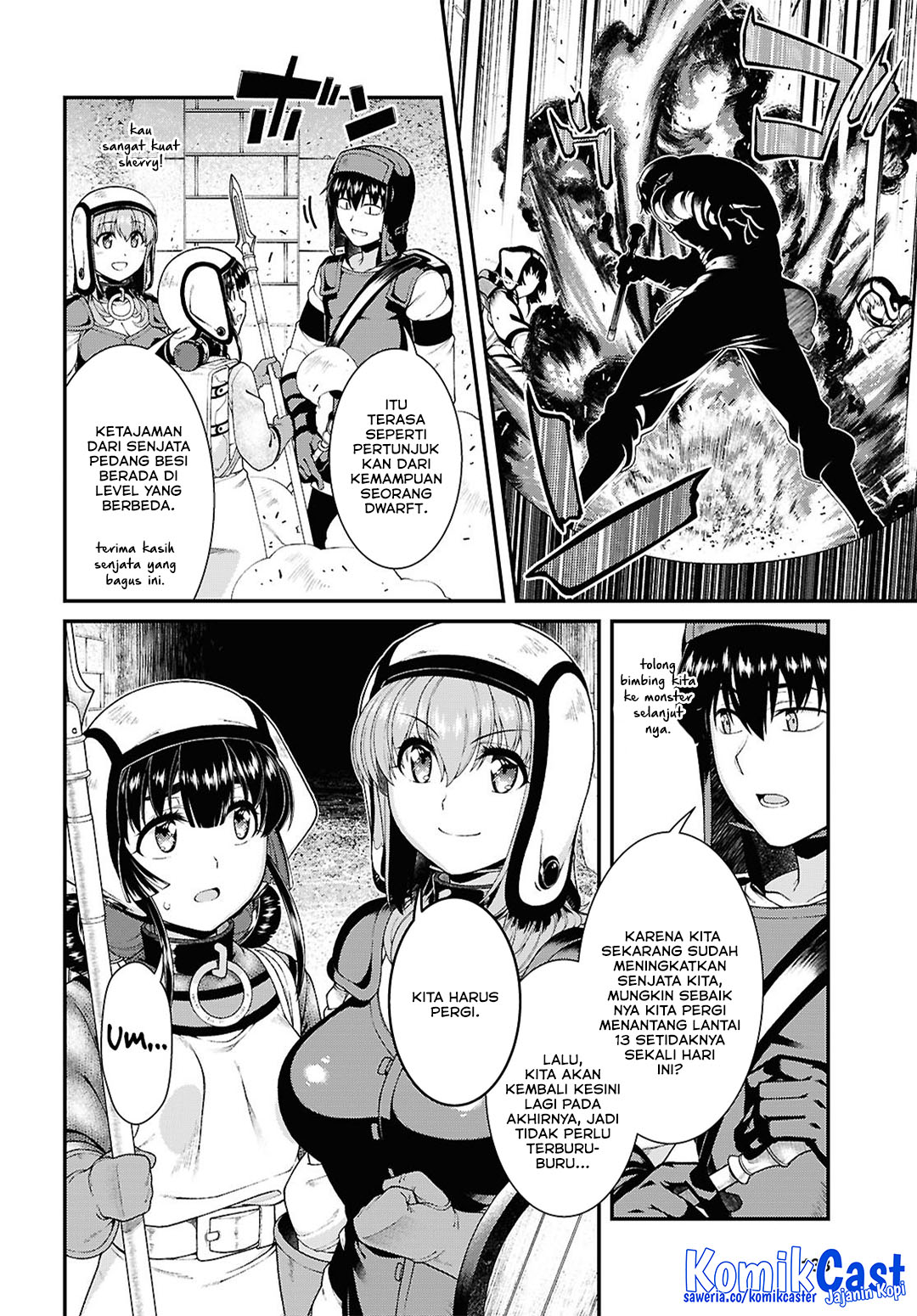 Isekai Meikyuu de Harem wo chapter 93 halaman 5