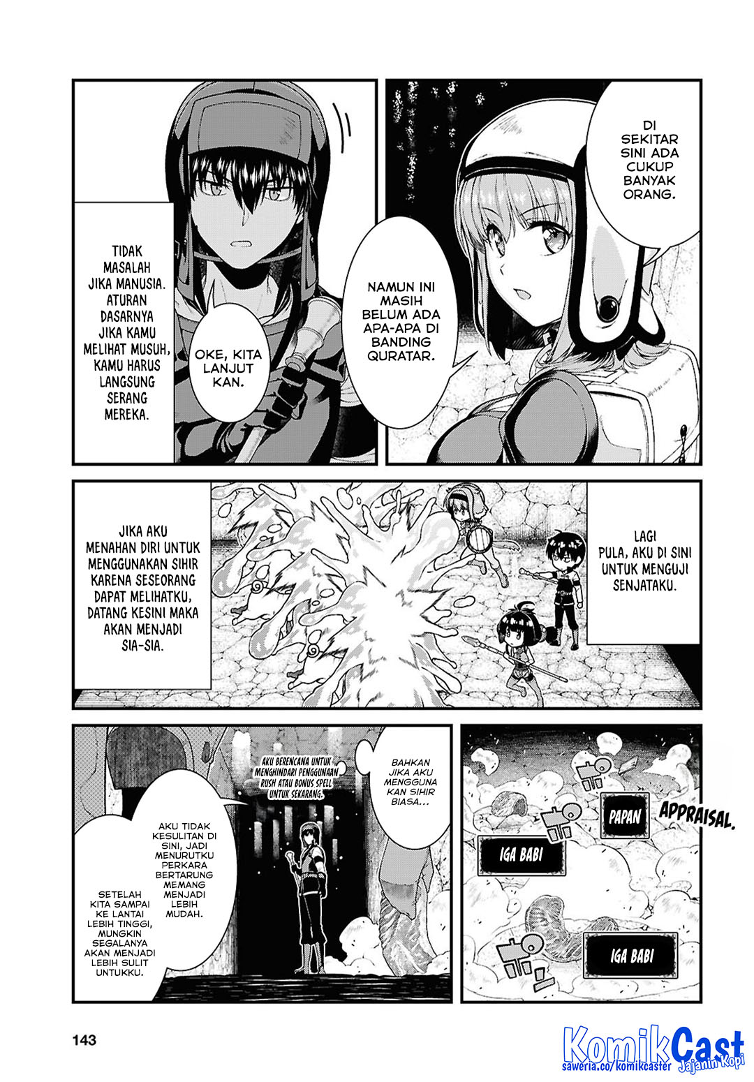 Isekai Meikyuu de Harem wo chapter 93 halaman 10