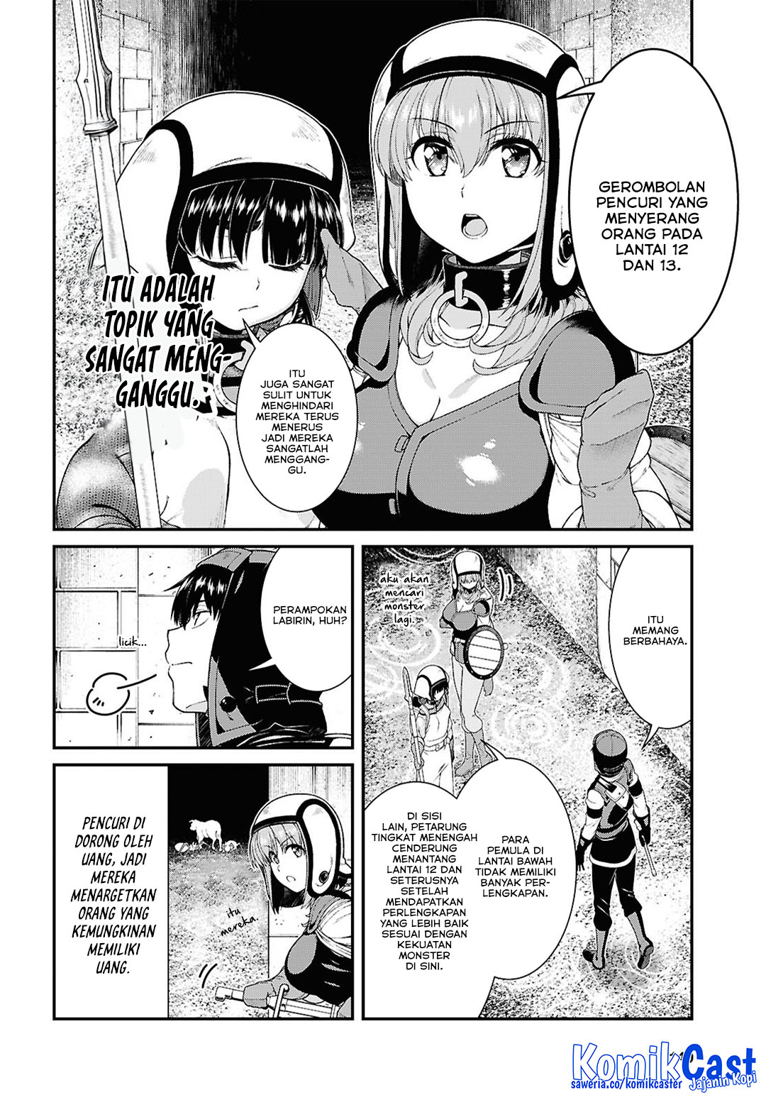 Isekai Meikyuu de Harem wo chapter 93 halaman 7