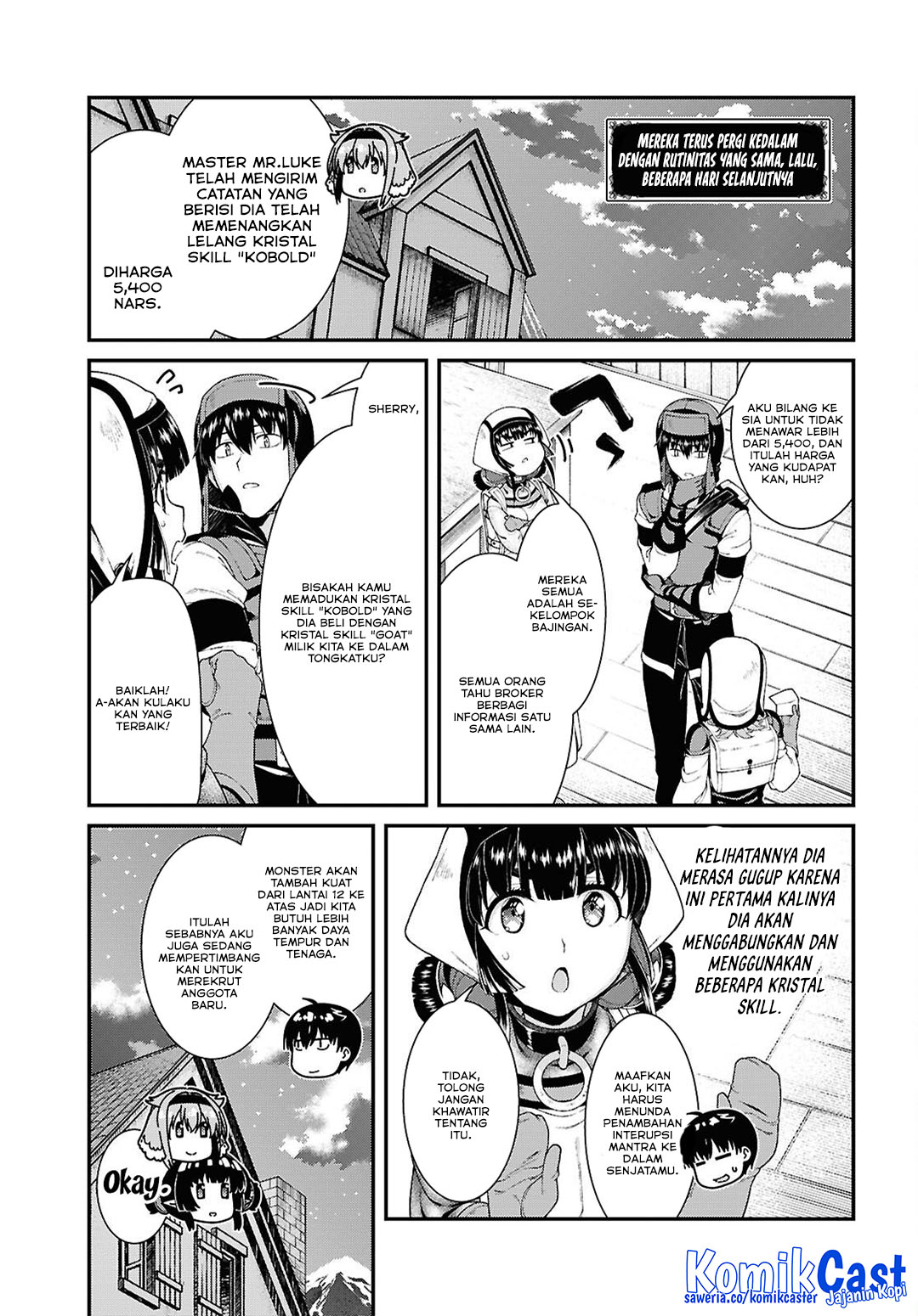 Isekai Meikyuu de Harem wo chapter 94 halaman 10