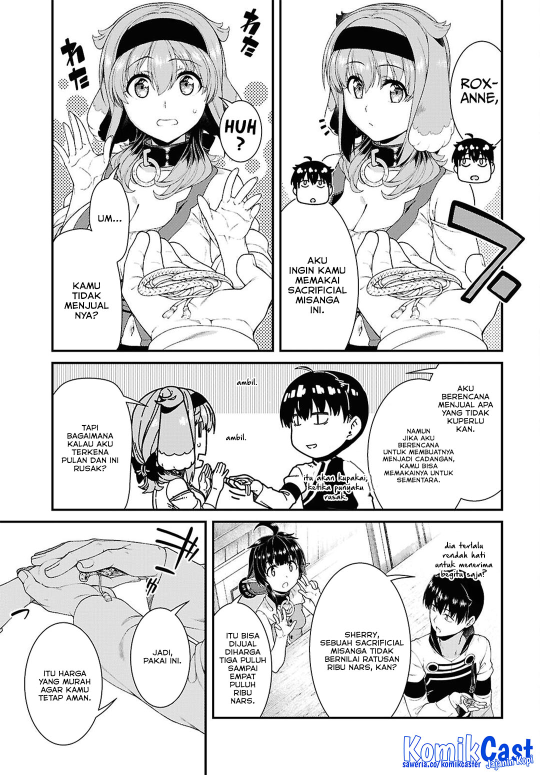 Isekai Meikyuu de Harem wo chapter 94 halaman 6