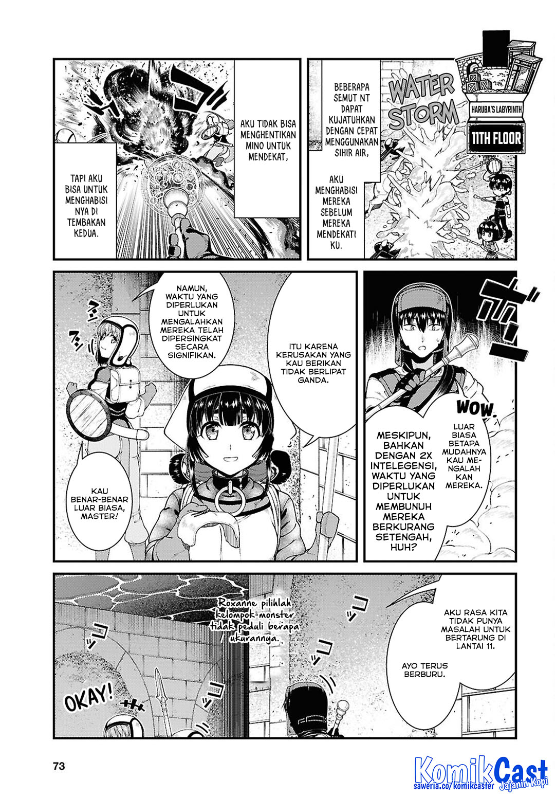 Isekai Meikyuu de Harem wo chapter 94 halaman 12