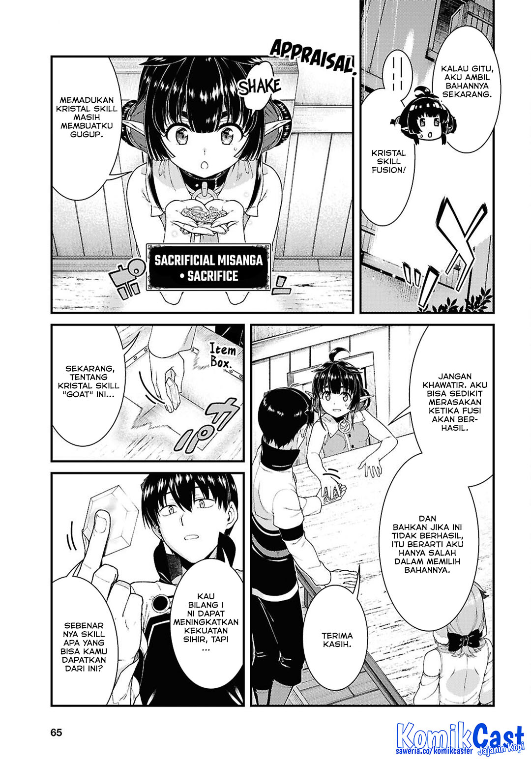 Isekai Meikyuu de Harem wo chapter 94 halaman 4