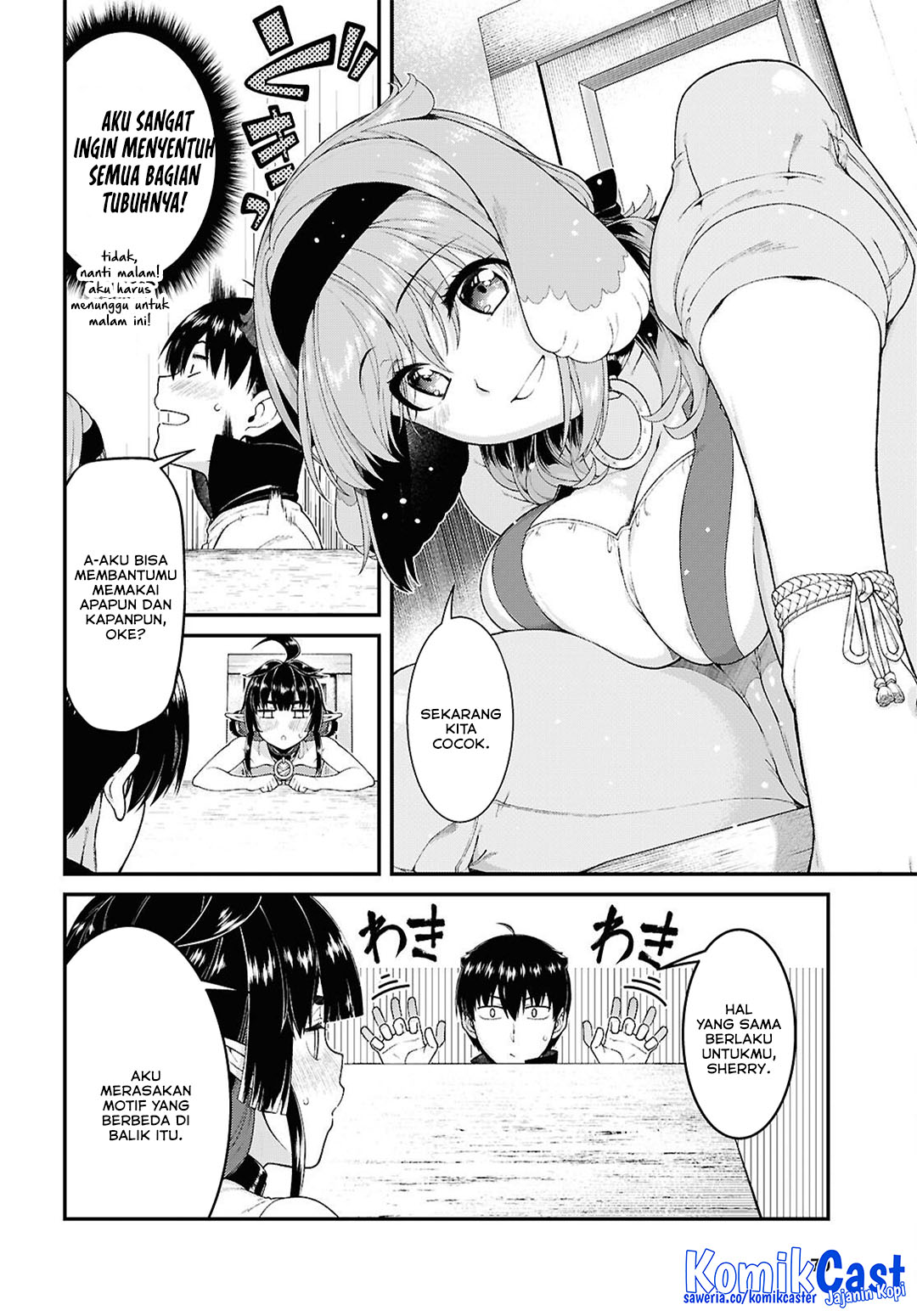 Isekai Meikyuu de Harem wo chapter 94 halaman 9