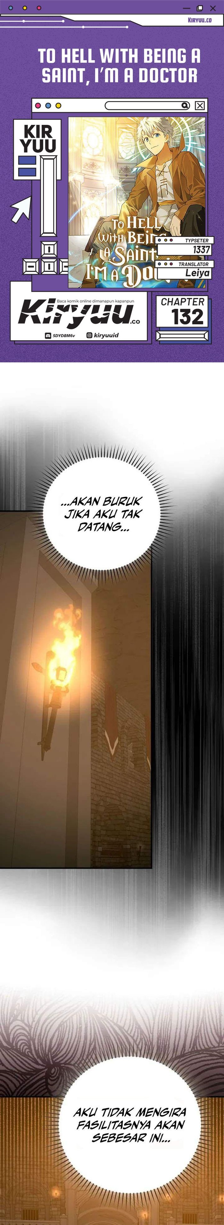 To Hell With Being A Saint, I’m A Doctor Chapter 132
