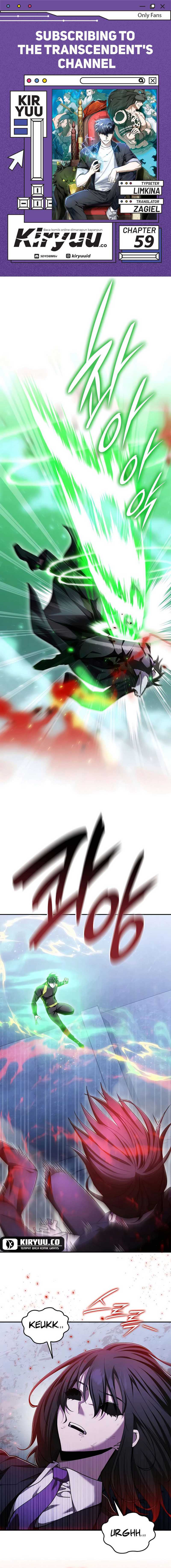 Subscribing to the Transcendent’s Channel Chapter 59