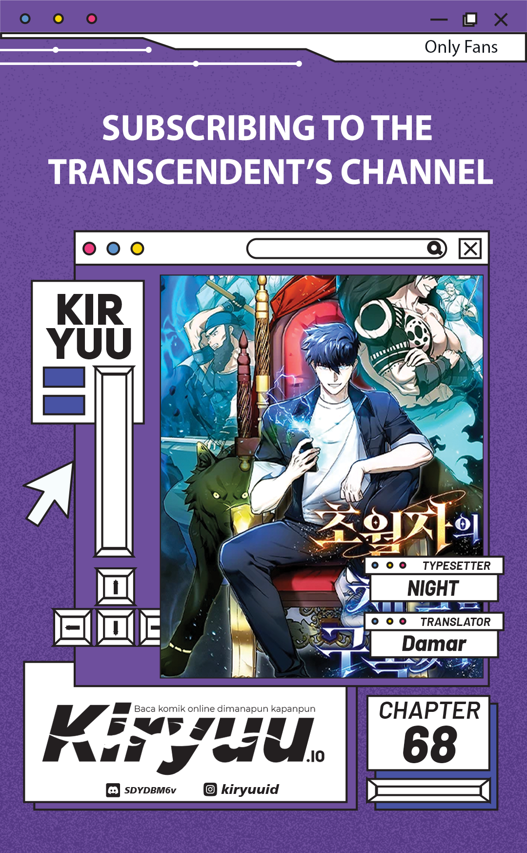 Subscribing to the Transcendent’s Channel Chapter 68