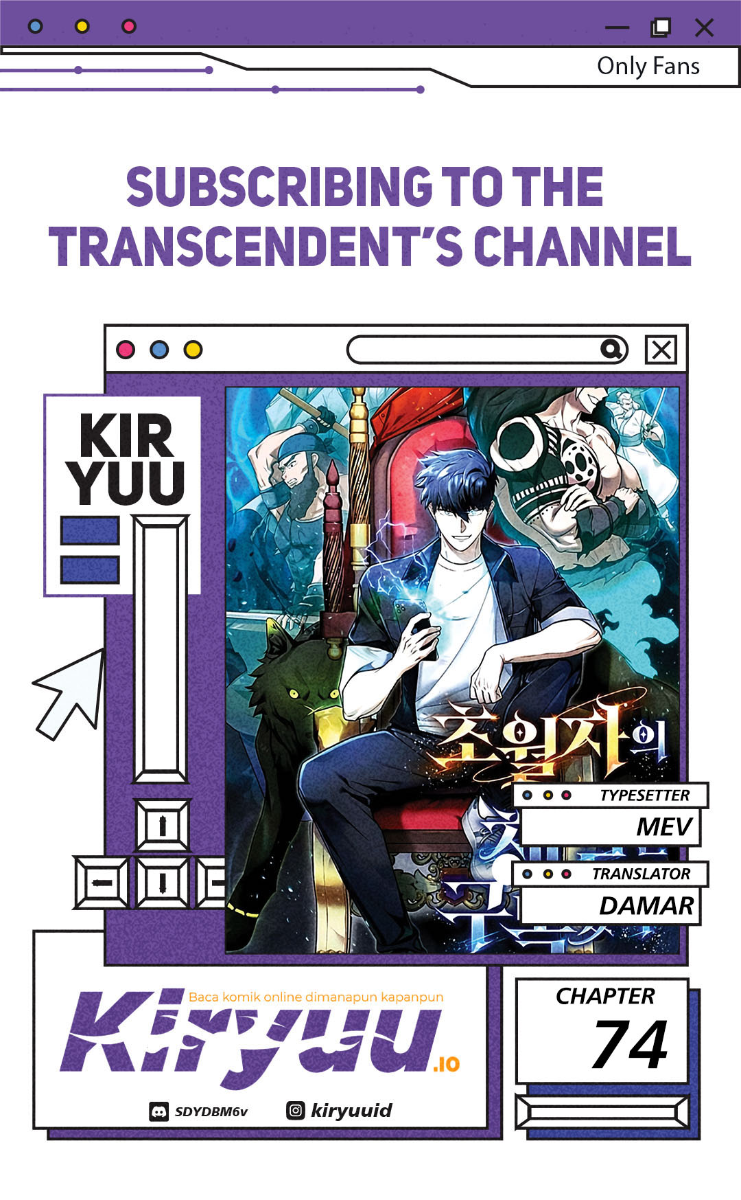 Subscribing to the Transcendent’s Channel Chapter 74