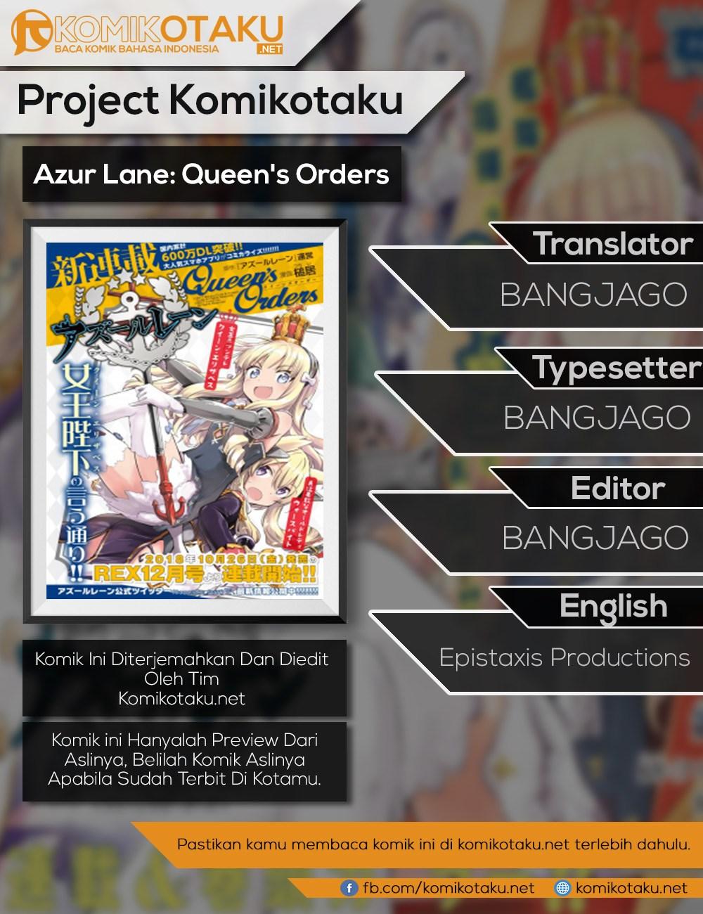 Azur Lane: Queen’s Orders Chapter 01