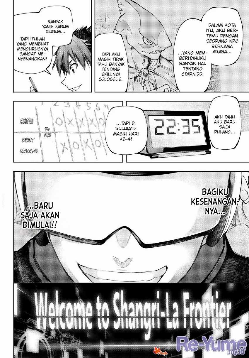 Shangri-La Frontier ~ Kusoge Hunter, Kamige ni Idoman to su~ Chapter 161