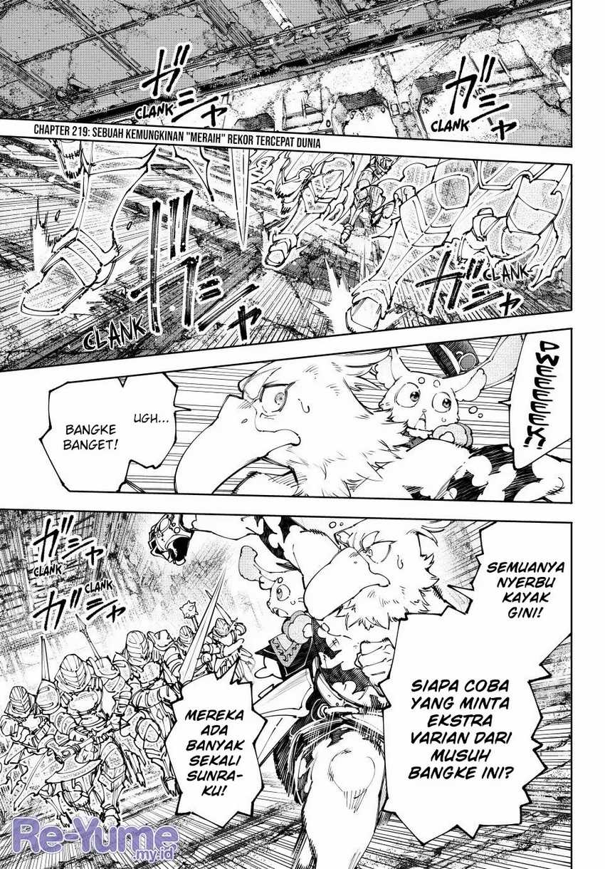 Shangri-La Frontier ~ Kusoge Hunter, Kamige ni Idoman to su~ Chapter 219