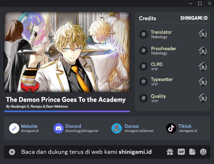 The Demon Prince goes to the Academy Chapter 28