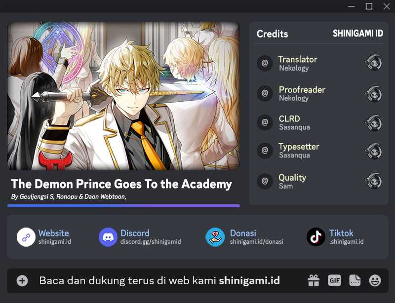 The Demon Prince goes to the Academy Chapter 44