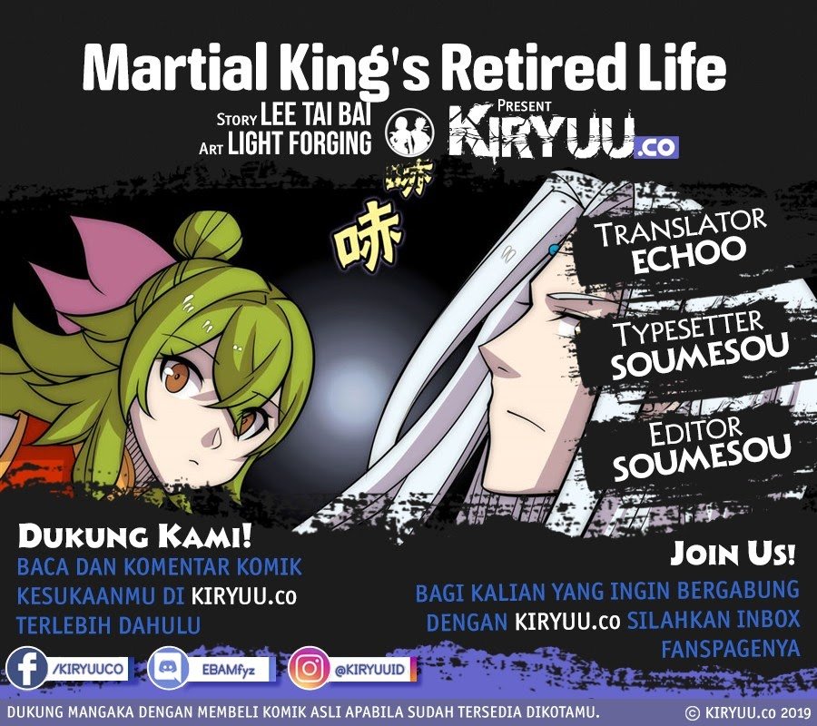 Martial King’s Retired Life Chapter 110