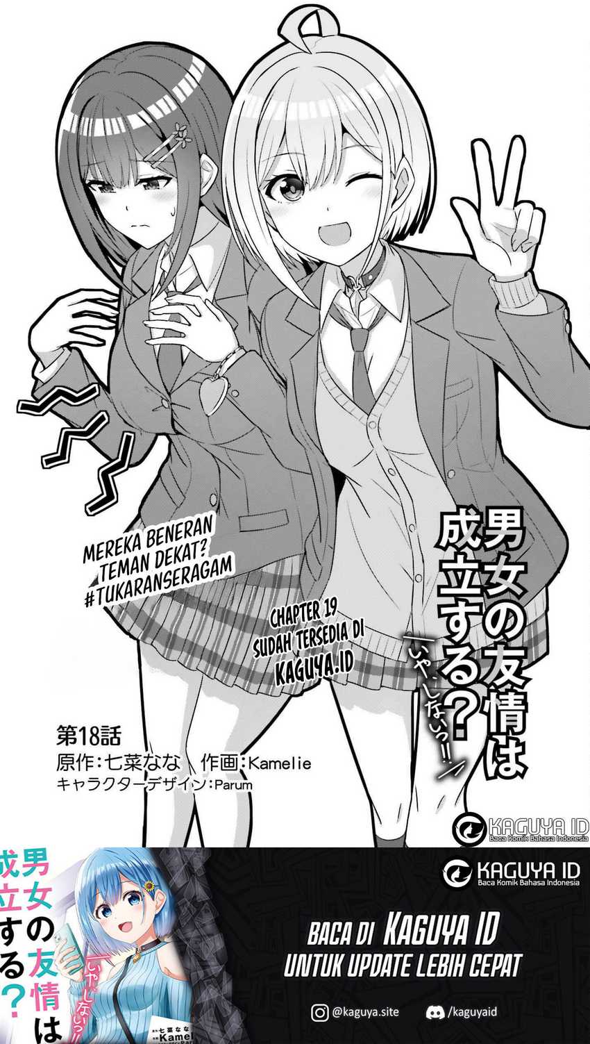 Danjou no Yuujou wa Seiritsu Suru? (Iya, Shinai!!) Chapter 18