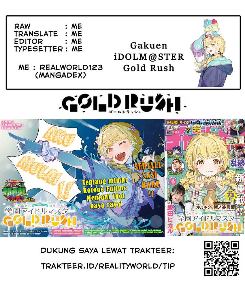 Gakuen Idolm@ster Gold Rush Chapter 22