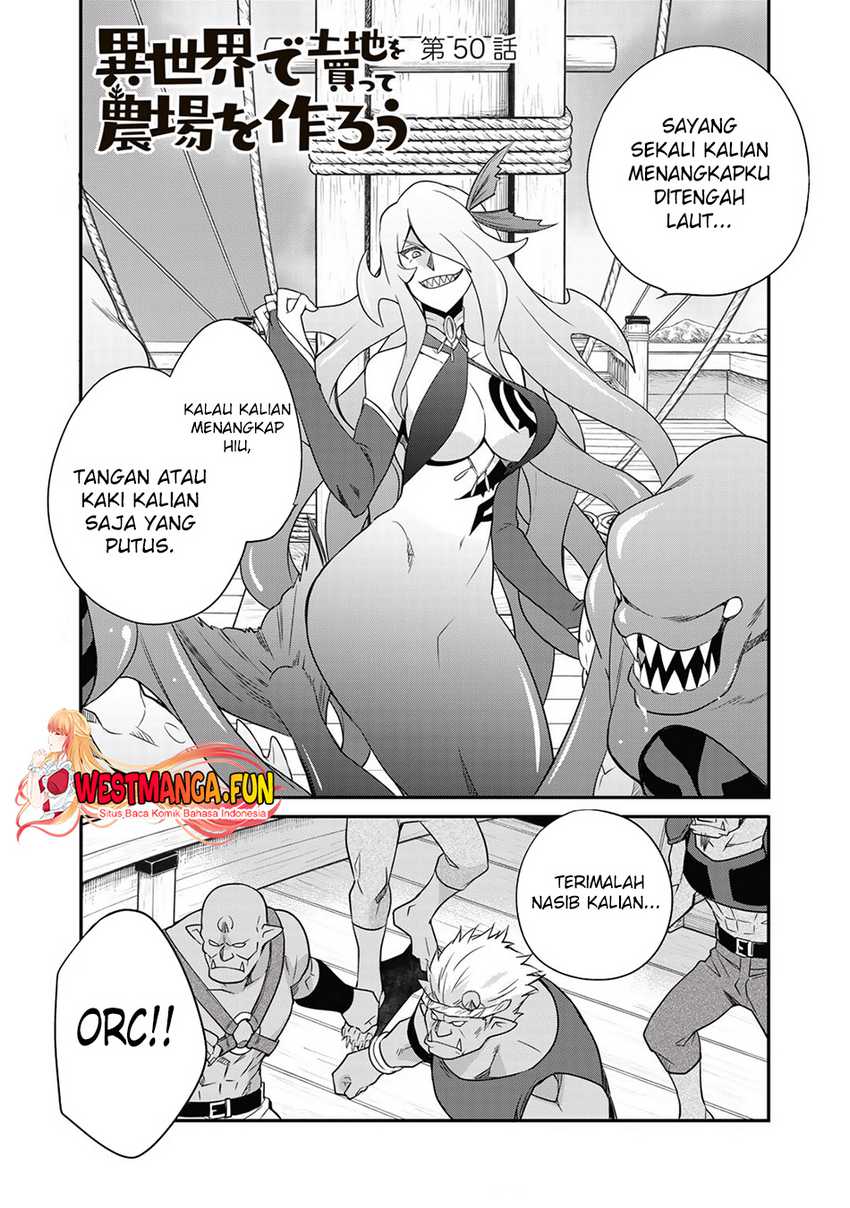 Isekai de Tochi o Katte Noujou o Tsukurou Chapter 50