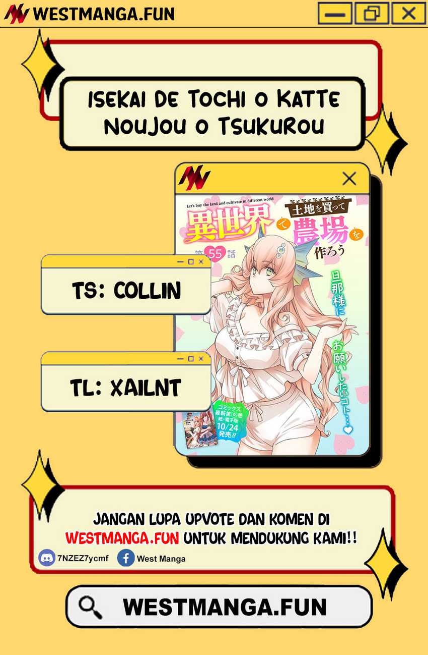 Isekai de Tochi o Katte Noujou o Tsukurou Chapter 55