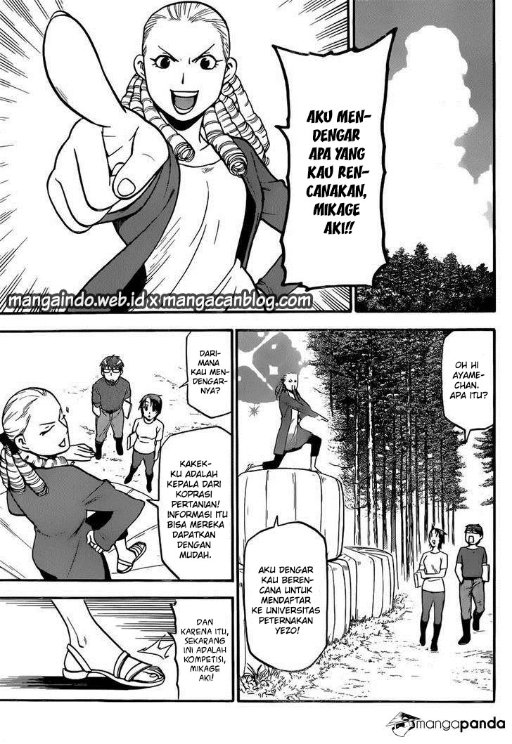 Silver Spoon Chapter 100