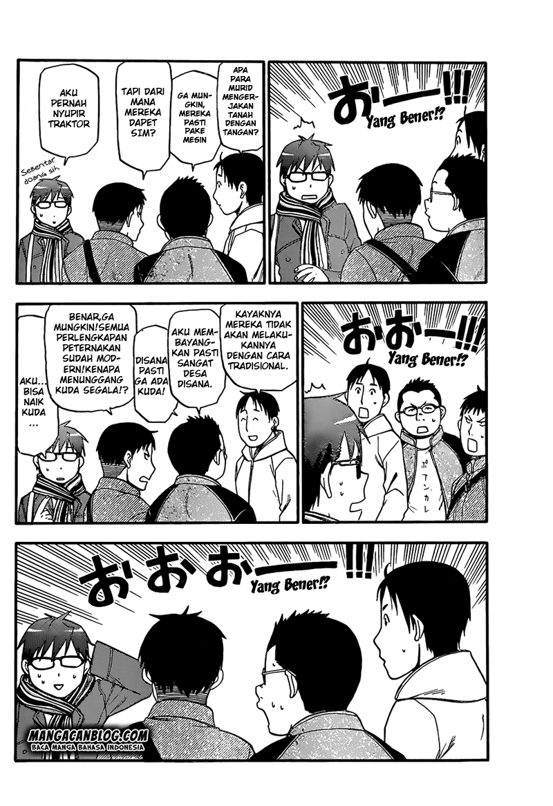 Silver Spoon Chapter 72