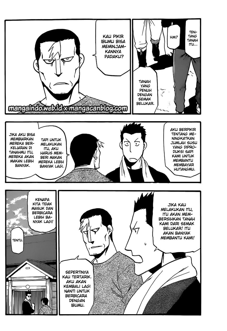 Silver Spoon Chapter 99
