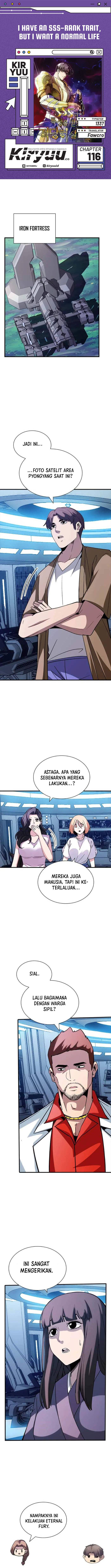 I have an SSS-rank Trait, but I want a Normal Life Chapter 116 page 0