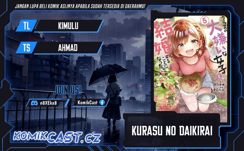 Kurasu no Daikirai na Joshi to Kekkon Suru Koto ni Natta Chapter 19.1