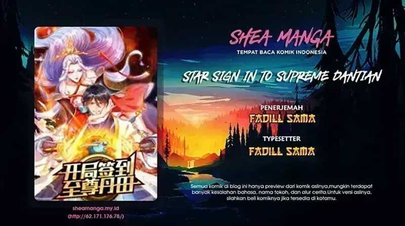 Star Sign In To Supreme Dantian Chapter 124