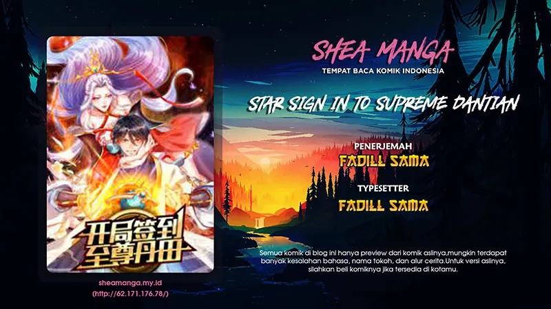 Star Sign In To Supreme Dantian Chapter 87