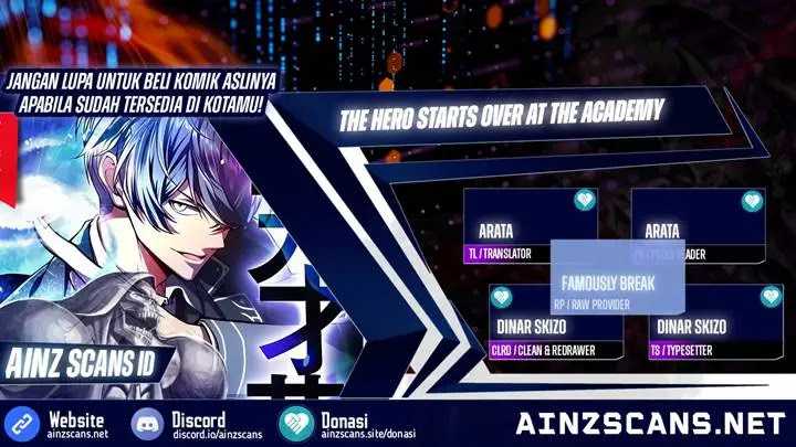 The Hero Starts Over at the Academy Chapter 02