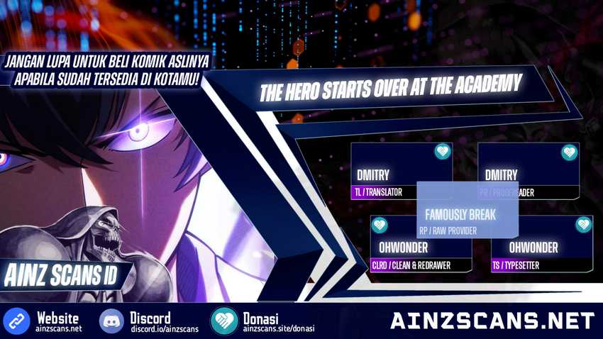 The Hero Starts Over at the Academy Chapter 06