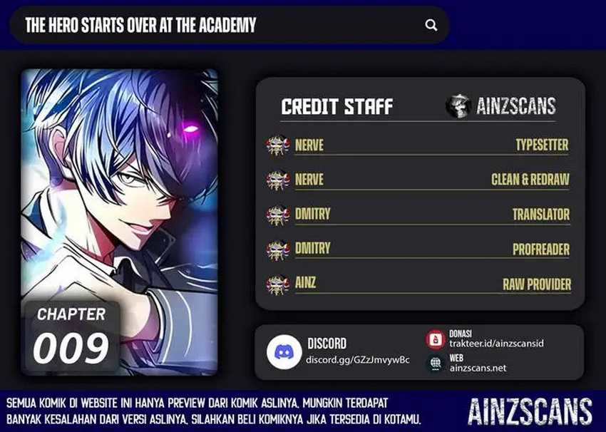 The Hero Starts Over at the Academy Chapter 09