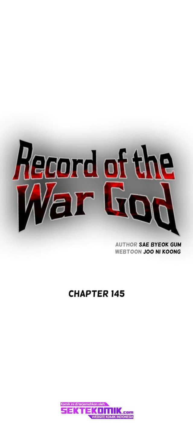 Record of the War God Chapter 145