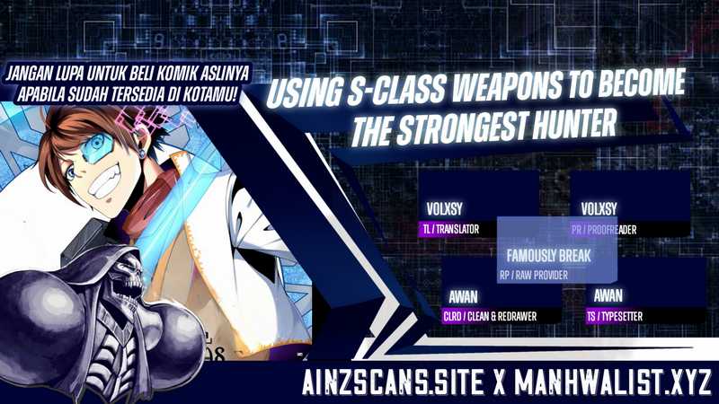 Using S-class Weapons to Become the Strongest Hunter Chapter 01