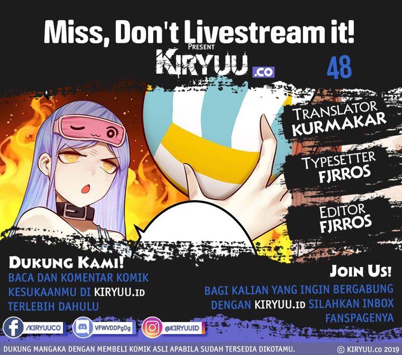 Miss, Don&#8217;t Livestream It! Chapter 48
