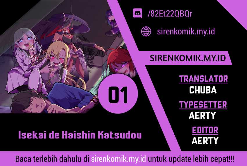 Isekai de Haishin Katsudou wo Shitara Tairyou no Yandere Shinja wo Umidashite Shimatta Ken Chapter 01