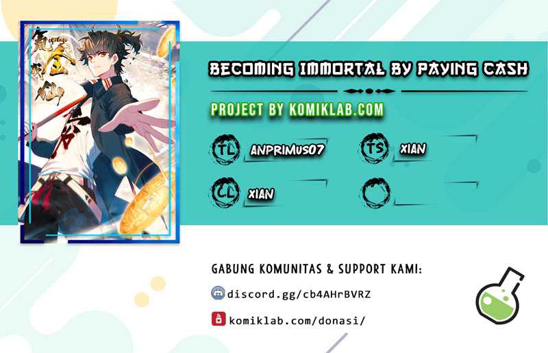 Becoming Immortal by Paying Cash Chapter 01