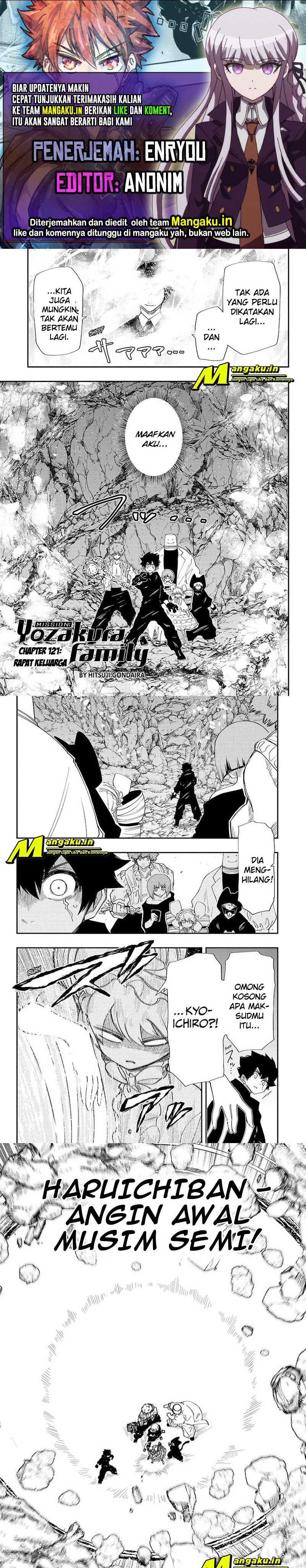 Mission: Yozakura Family Chapter 121