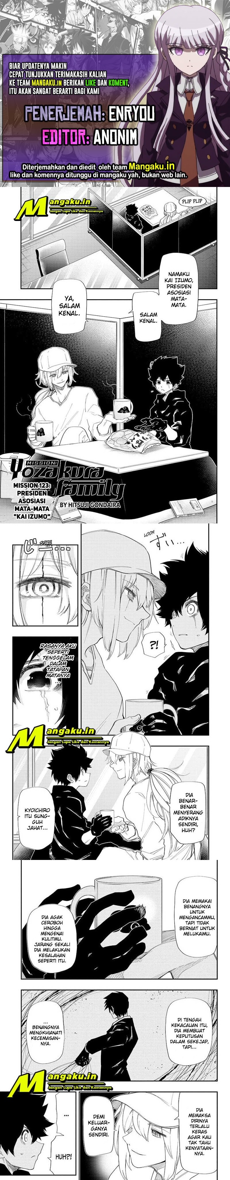 Mission: Yozakura Family Chapter 123