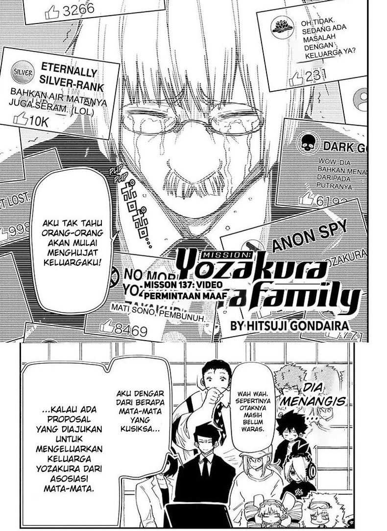 Mission: Yozakura Family Chapter 137