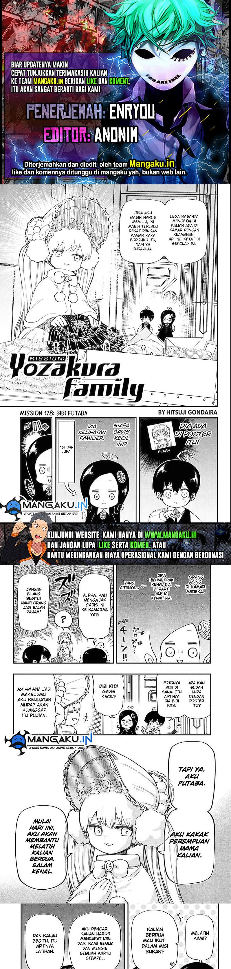 Mission: Yozakura Family Chapter 178