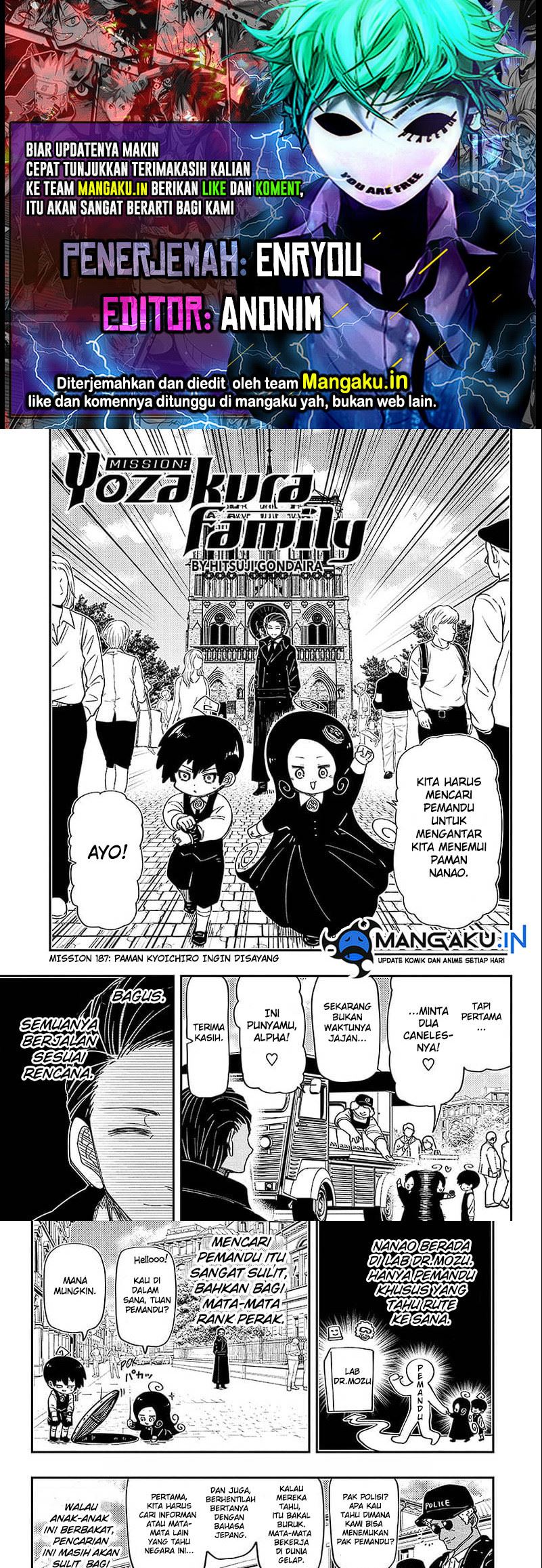 Mission: Yozakura Family Chapter 186