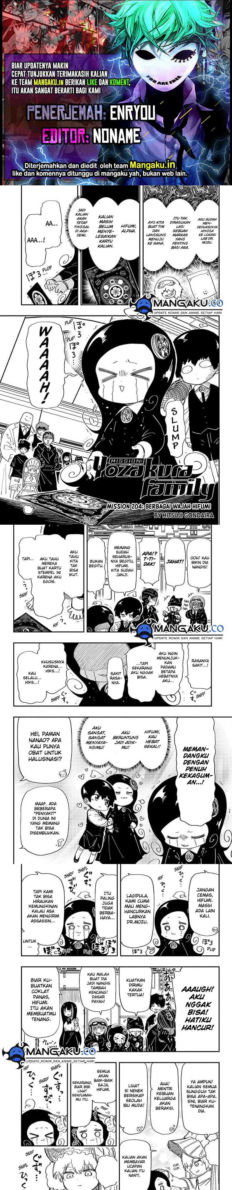 Mission: Yozakura Family Chapter 204
